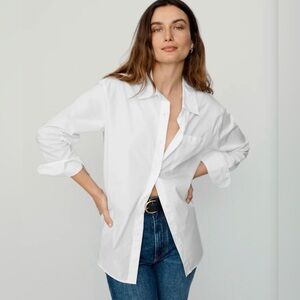 Jenni Kayne Boyfriend Shirt White